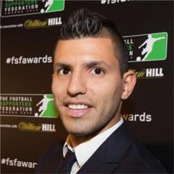 Sergio Aguero wins November Player of the Month Award