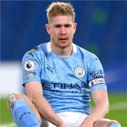 Kevin De Bruyne out for four to six weeks