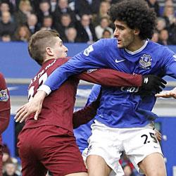 Everton 2 Manchester City 0 - match report