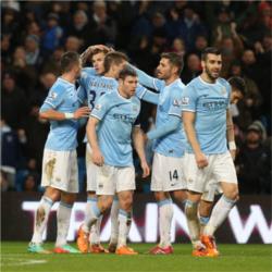 Manchester City 5 Blackburn Rovers 0 - match report