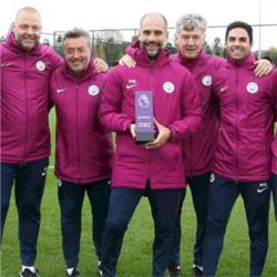 Guardiola named as Premier League Manager of the Month