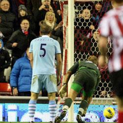 Sunderland 1 Manchester City 0