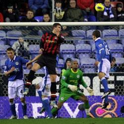 Wigan Athletic 0 Manchester City 1 - match report